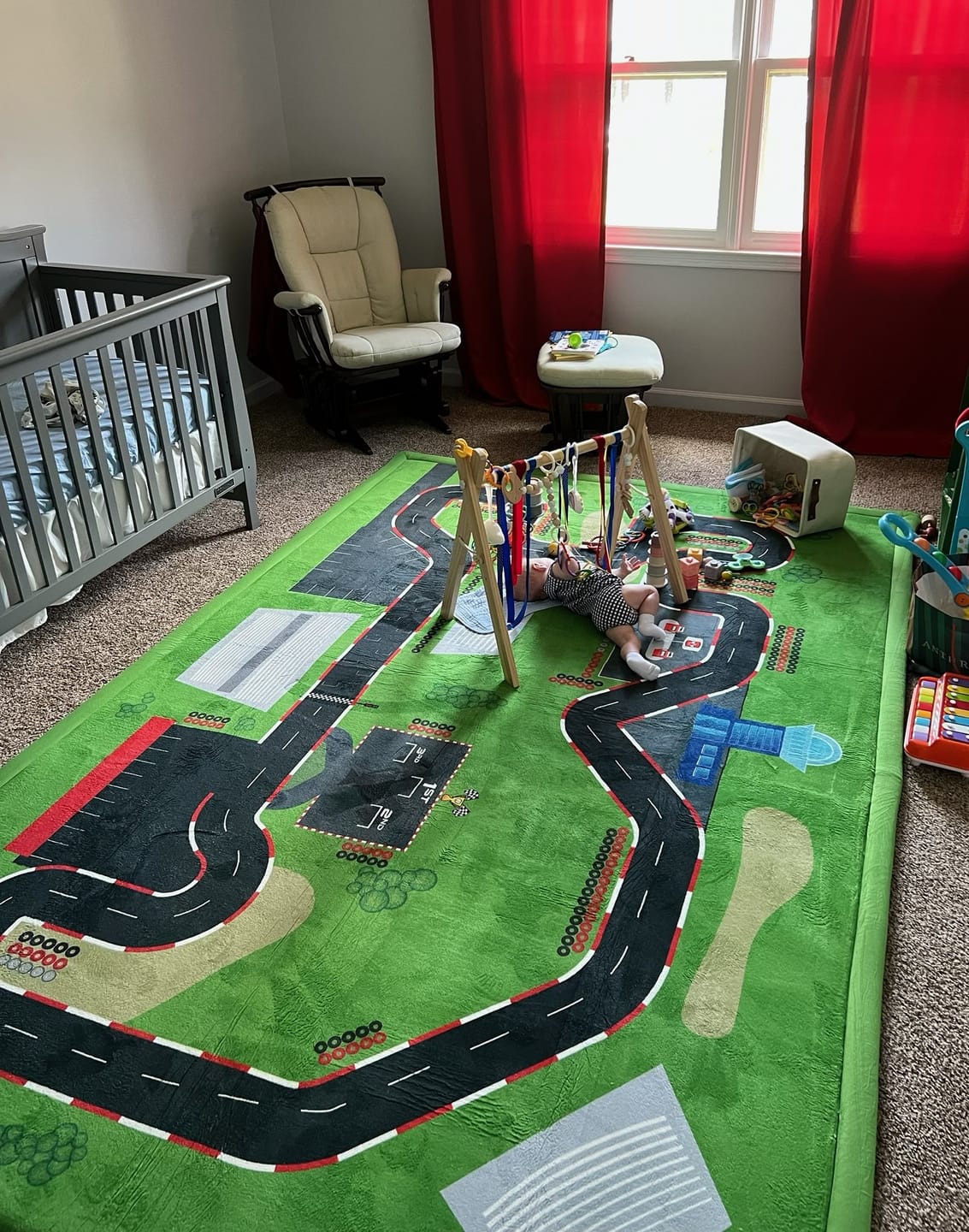 Customer photo review of Relax Mat - 1.4" Thick Soft Foam Play Mat