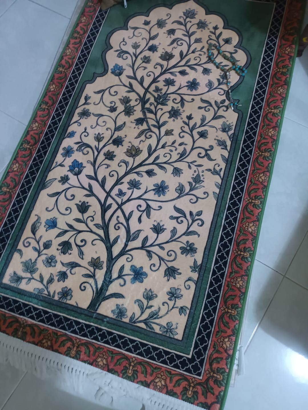 Customer photo review of Barakah Padded Prayer Mat
