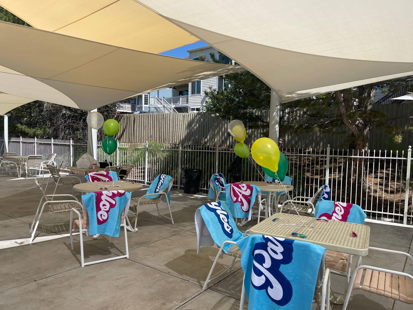 Customer photo review of Personalized Retro Beach Towel: Custom Name, Vacation Gift