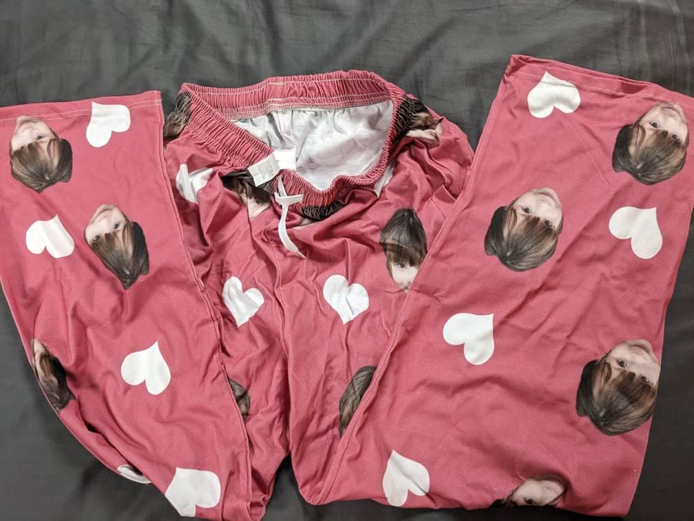 Customer photo review of Personalized Pet Photo Pajama, Custom Dog & Cat Portrait PJs, Family Matching Loungewear