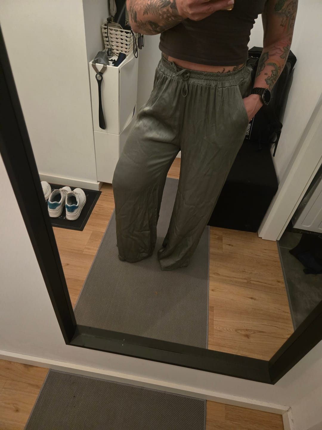 Customer photo review of Satin Hose