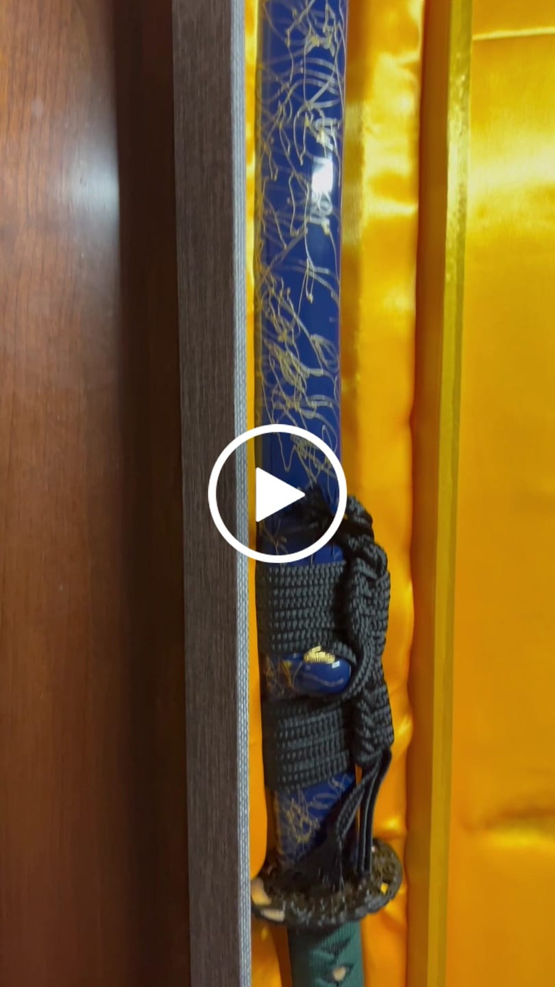 Customer video review of Custom-Made Katana