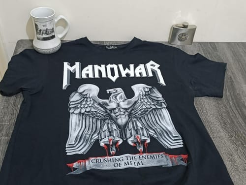 Customer photo review of MANOWAR T-SHIRT BATTLE HYMNS