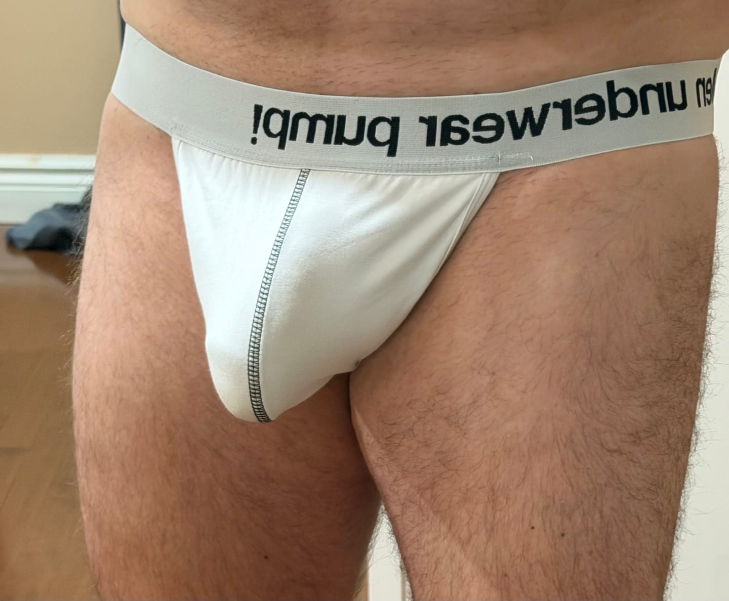 Customer photo review of Men's Sexy Mesh Cotton Jockstraps