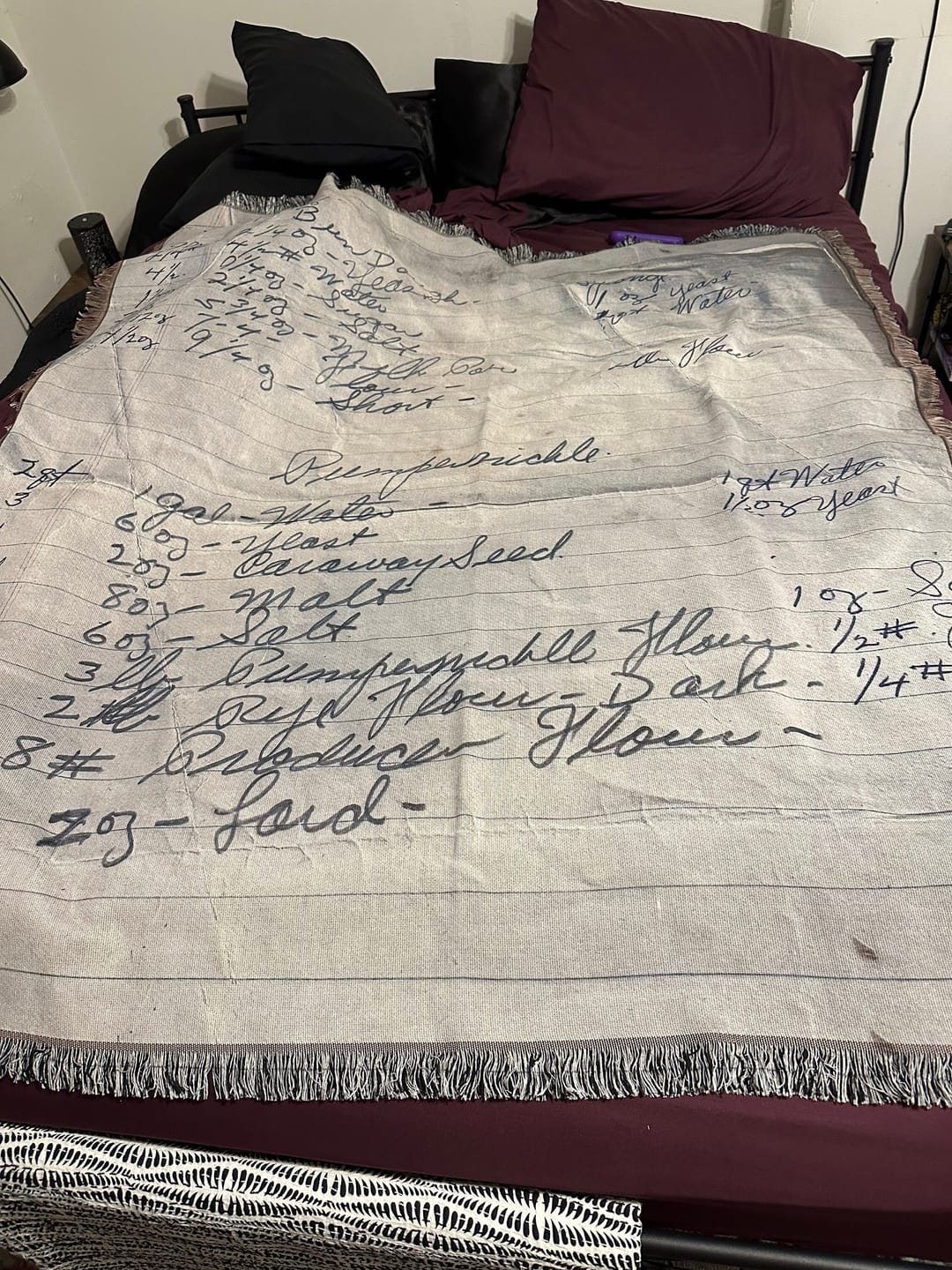 Customer photo review of Personalized Photo Woven Throw Blanket: Custom Letter Gift