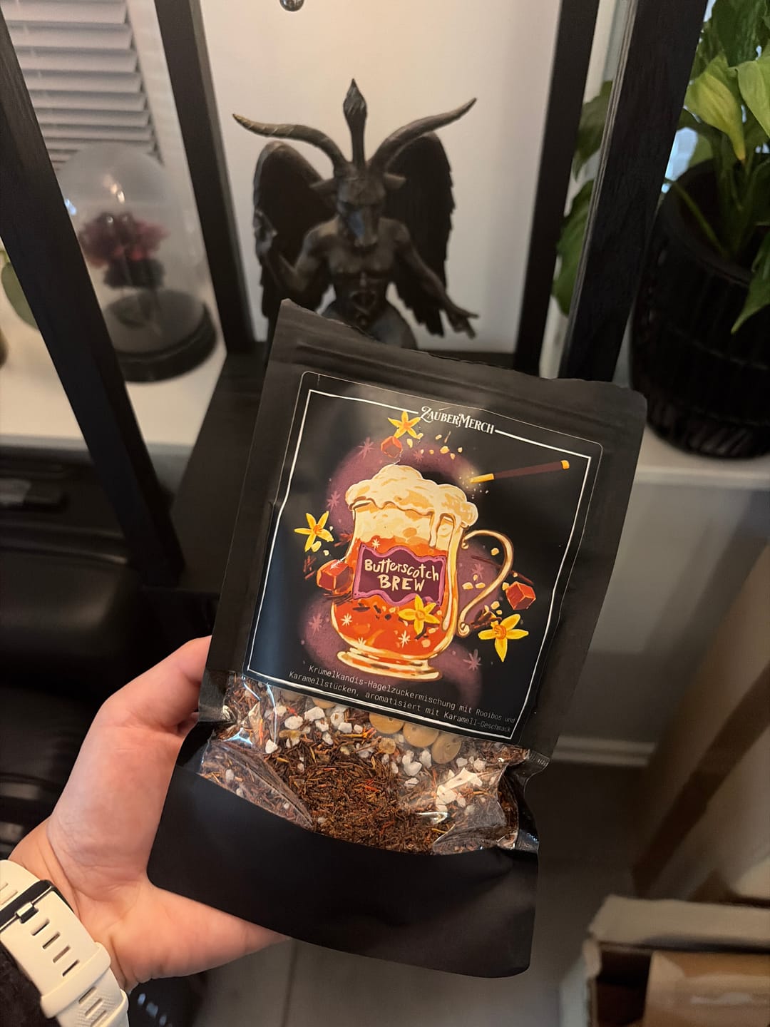 Customer photo review of Butterscotch Brew – Rooibos Tee Butterscotch Karamell