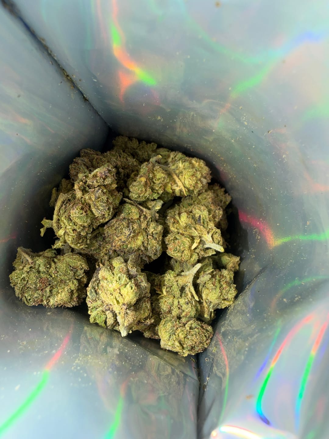 Customer photo review of White Gushers - 28 Grams - Hybrid