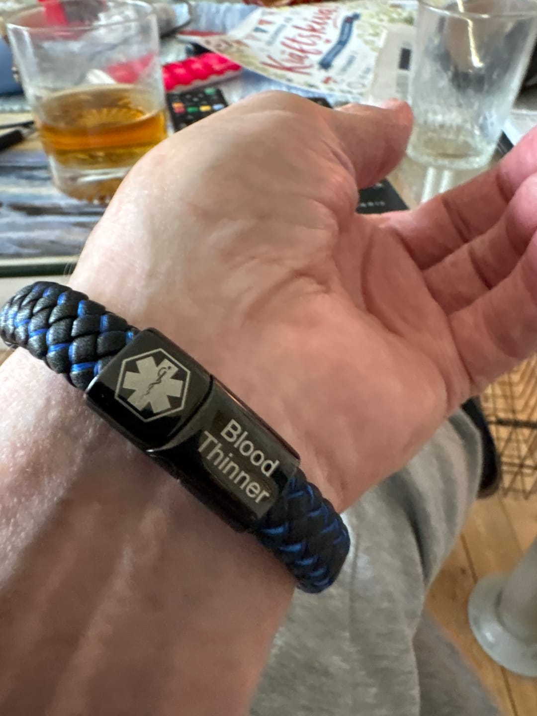 Customer photo review of Medicinskt varningsarmband