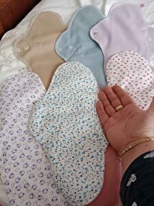 Customer photo review of SEREFİA Yıkanabilir Antibakteriyel Bambu Ped