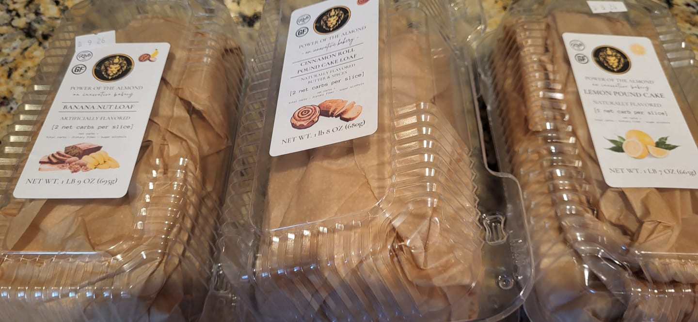 Customer photo review of Low Carb Lifestyle Pound Cake - No Sugar Added Gluten-Free