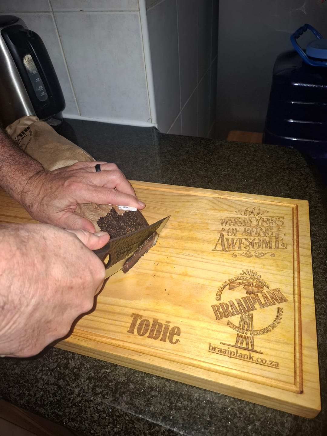 Customer photo review of BRAAIPLANK™ "BEENLEM" HAMMER FORGED BONING KNIFE