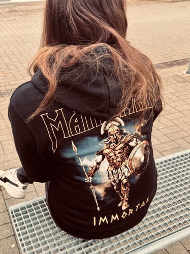 Customer photo review of MANOWAR ZIP HOODIE IMMORTAL