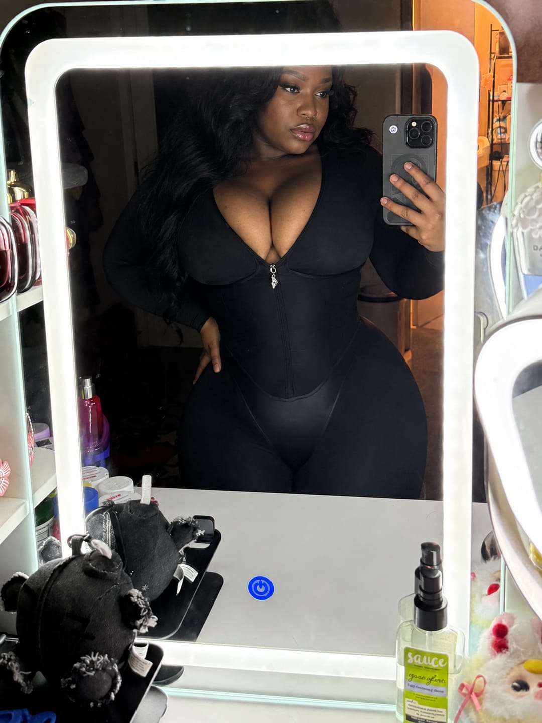 Customer photo review of Corset Sculpt Long Jumpsuit