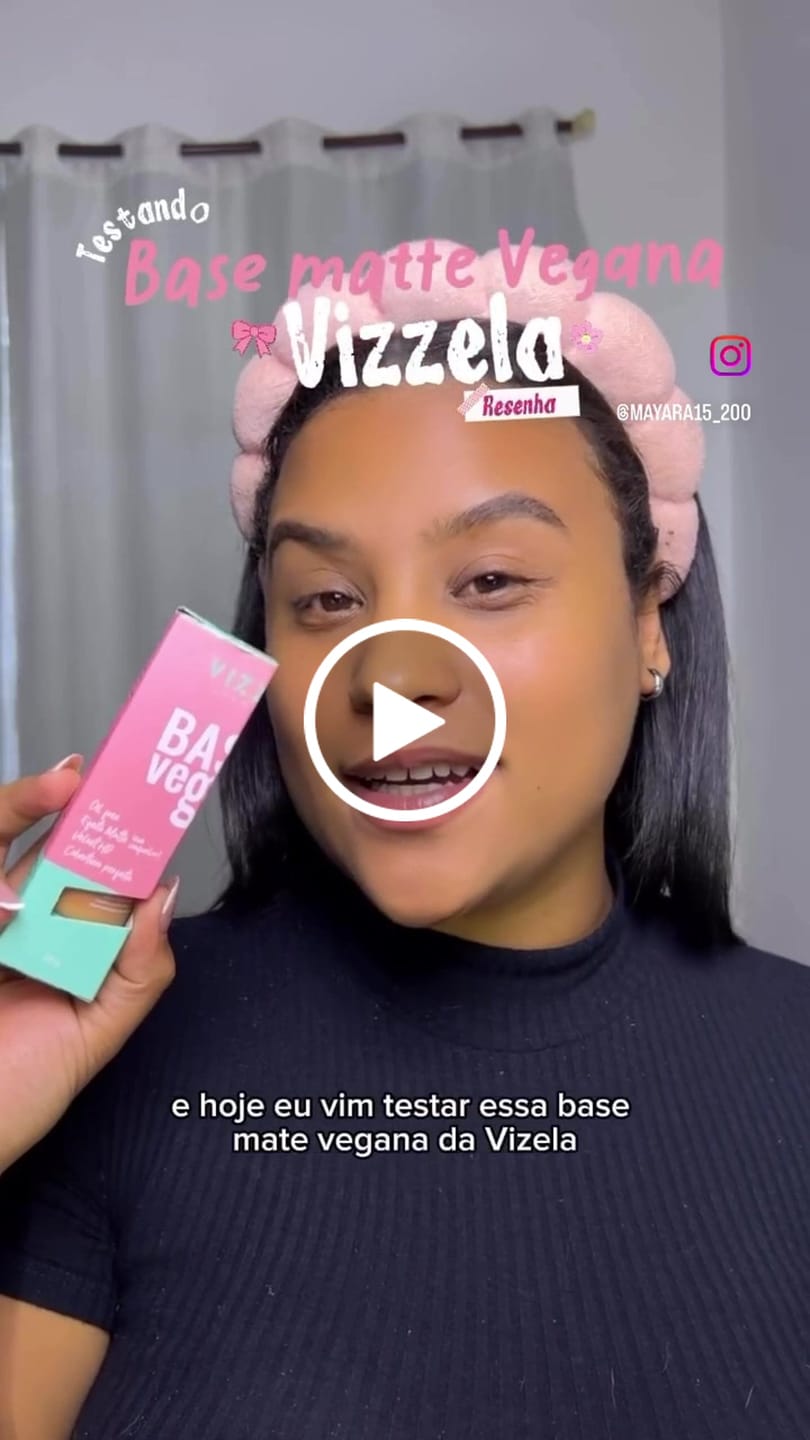 Customer video review of Base Líquida Matte - Vizzela