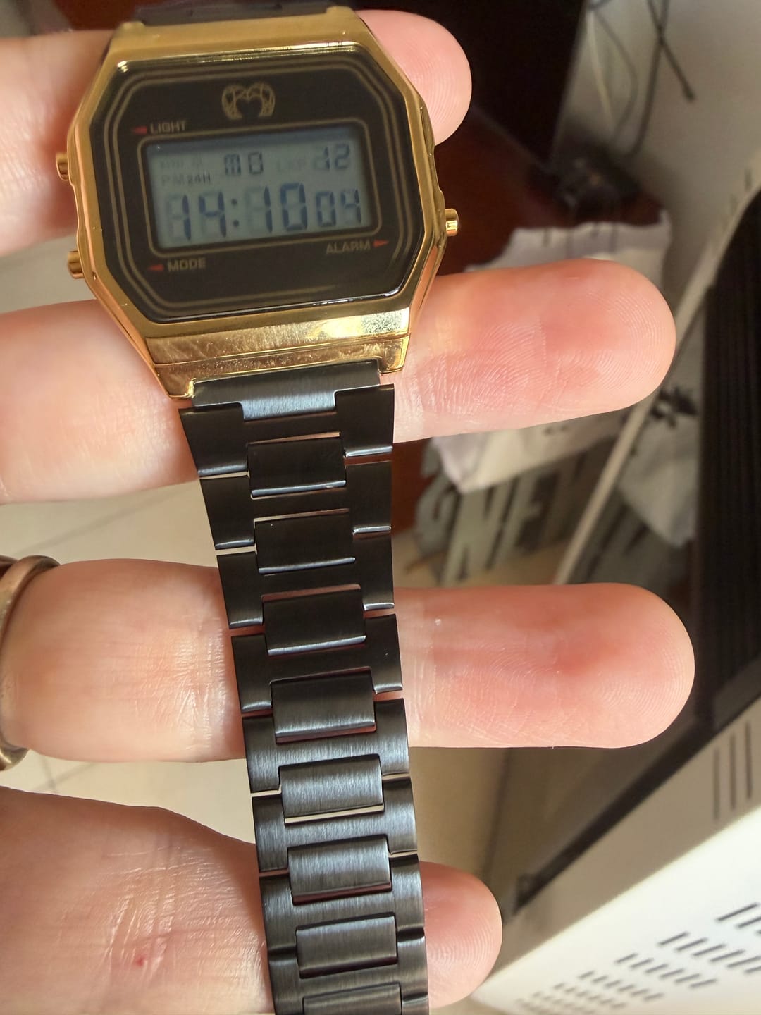 Customer photo review of Reloj Digital Vintage ~ BlackGold