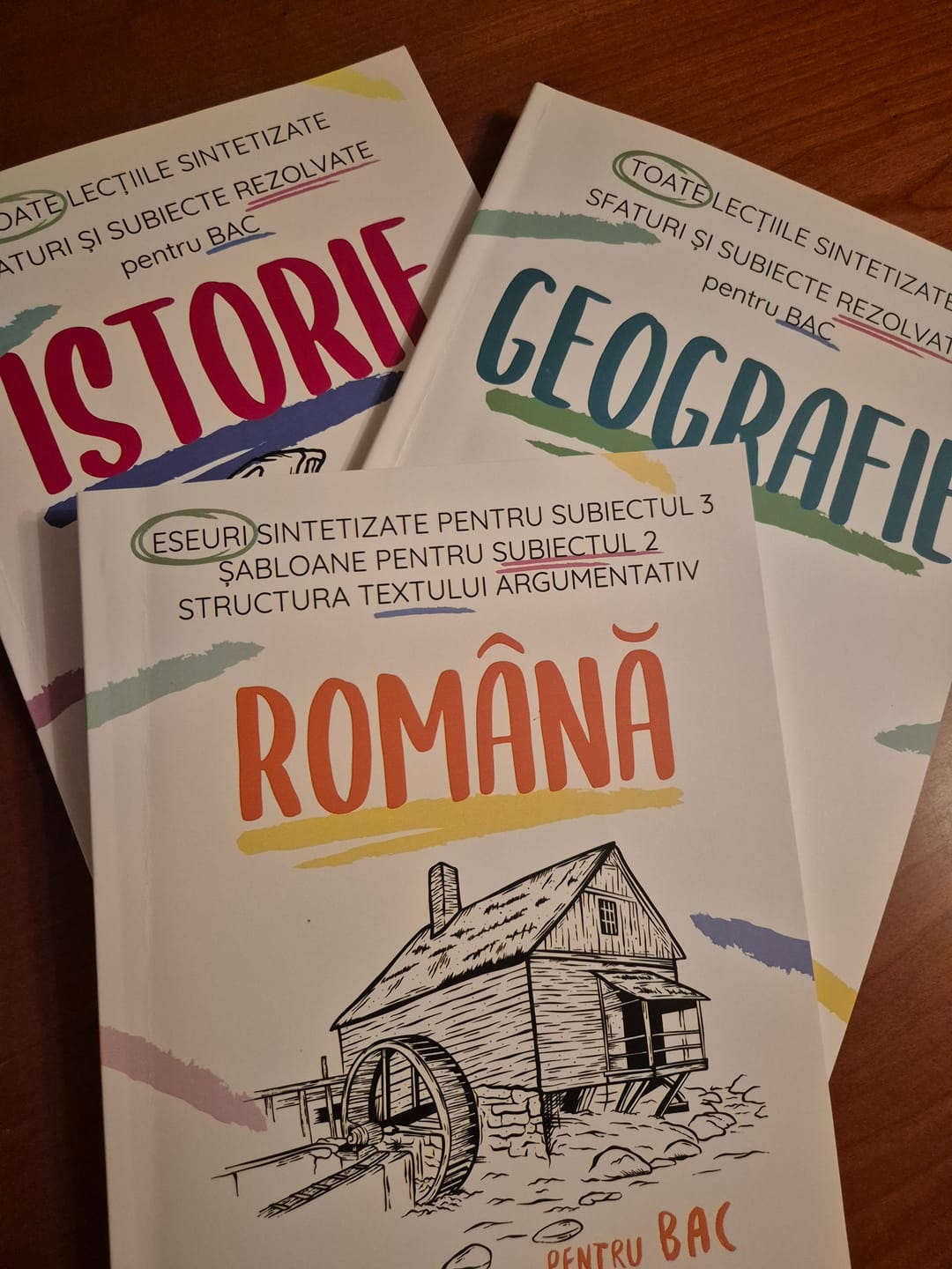 Customer photo review of Pachet Bacalaureat (Română + Istorie + Geografie) Bacademia