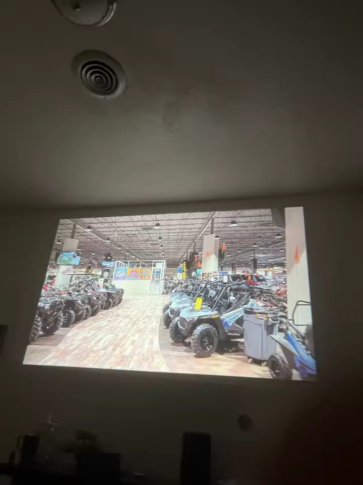 Customer photo review of Projecteur cinéma maison Ultra HD