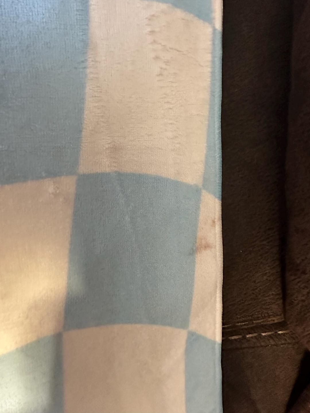 Customer photo review of Personalized Retro Checker Beach Towel: Custom Name Gift