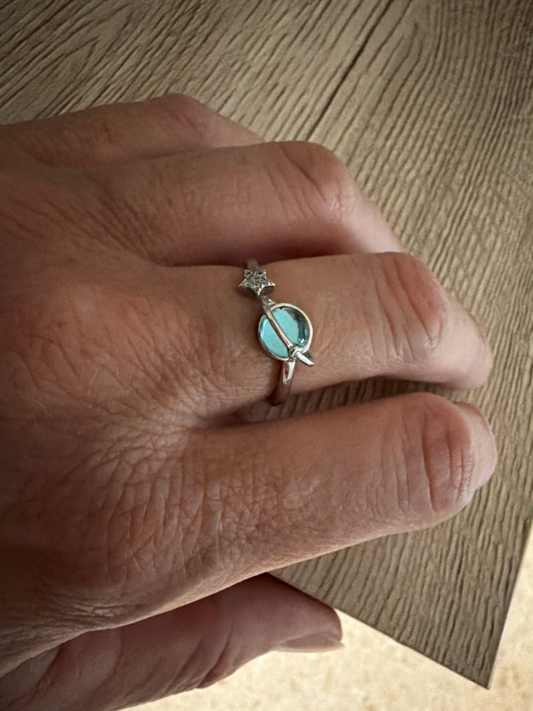 Customer photo review of Mondstein Ring - Mond & Stern