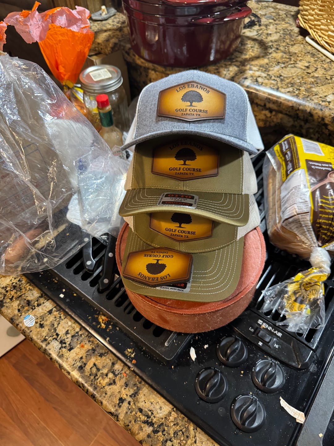Customer photo review of Custom Leather Patches only