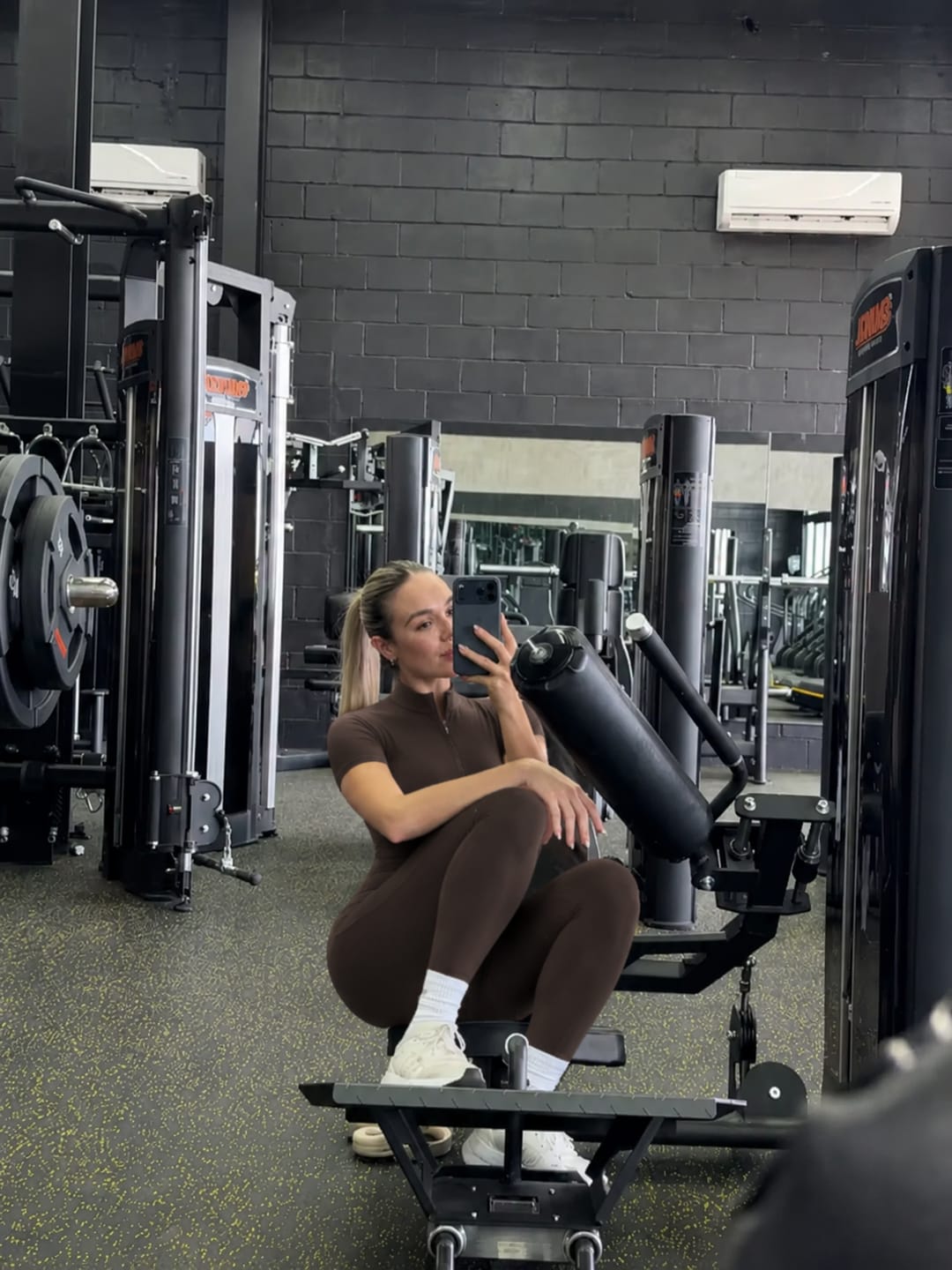 Customer photo review of Women’s Short-Sleeve Sculpting Jumpsuit – Sculpt