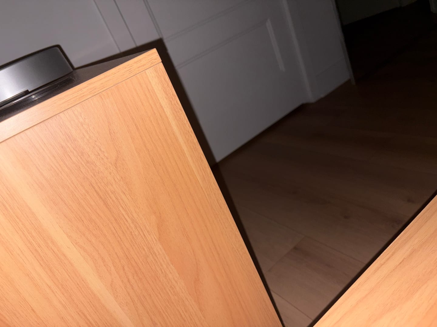 Customer photo review of MANNY - Meuble télévision 72'' marron foncé