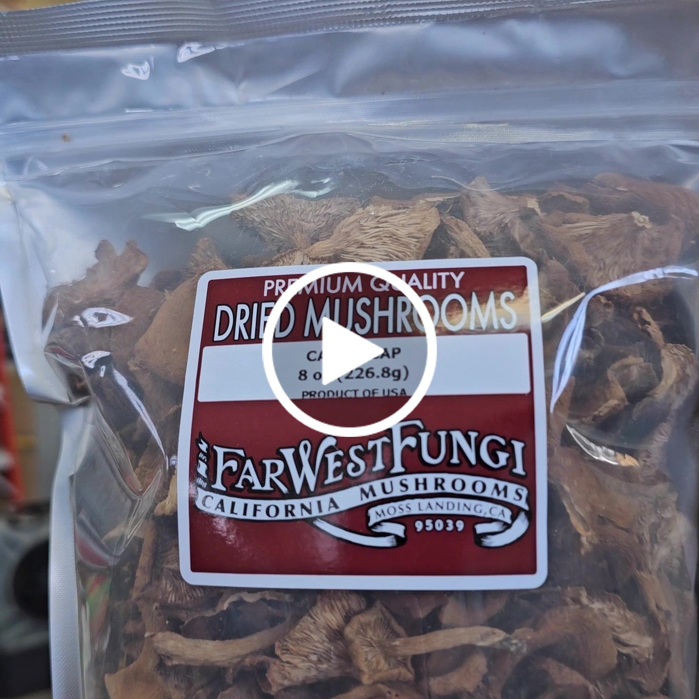 Customer video review of Dried Candy Cap