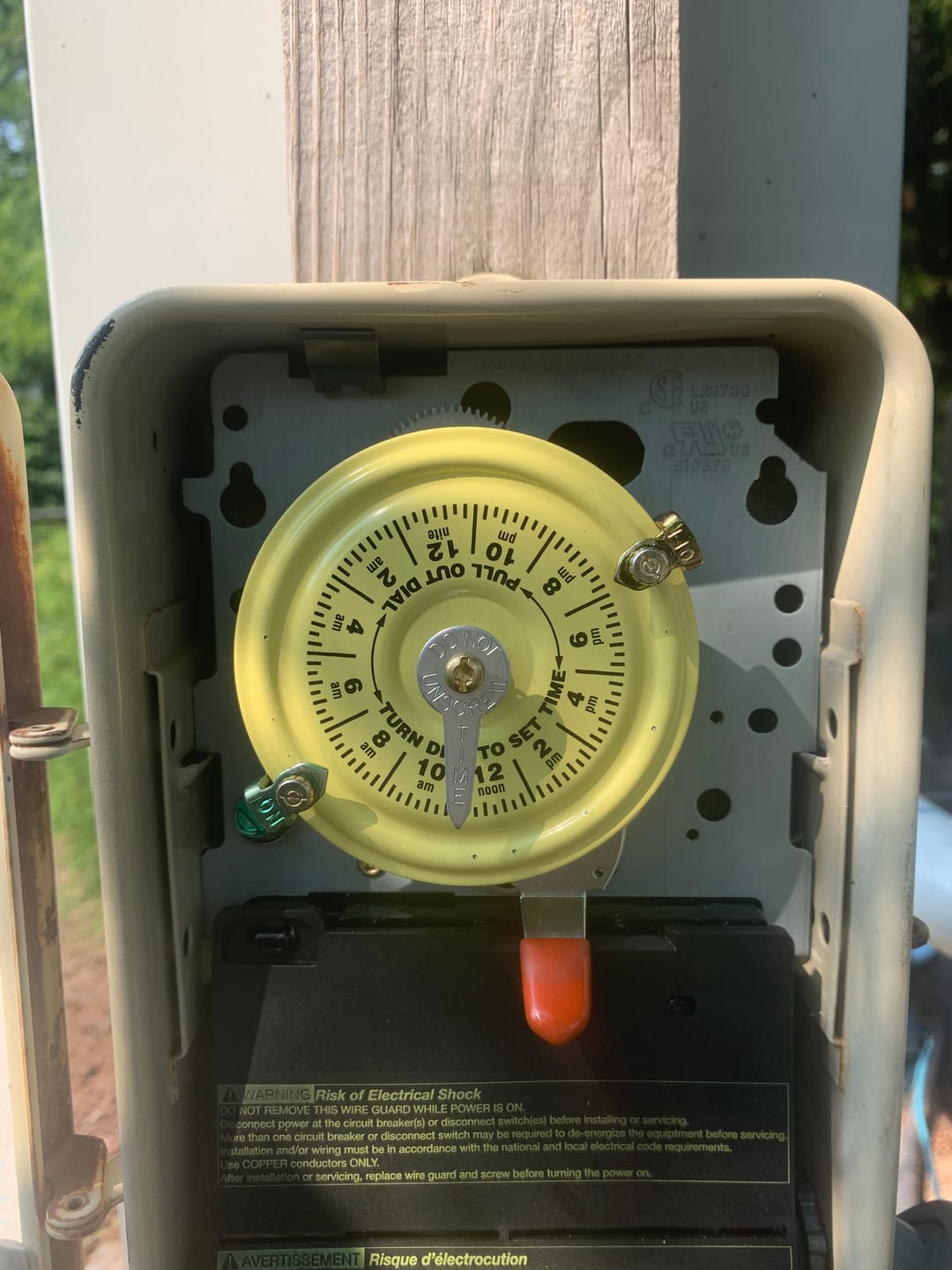 Customer photo review of Intermatic Mechanical Time Switch- 208 to 277 VAC 40 | ITMT104M