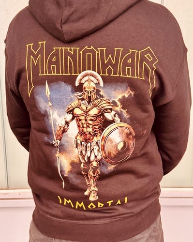 Customer photo review of MANOWAR ZIP HOODIE IMMORTAL
