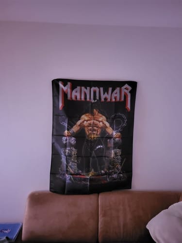 Customer photo review of MANOWAR FLAG LOUDER THEN HELL