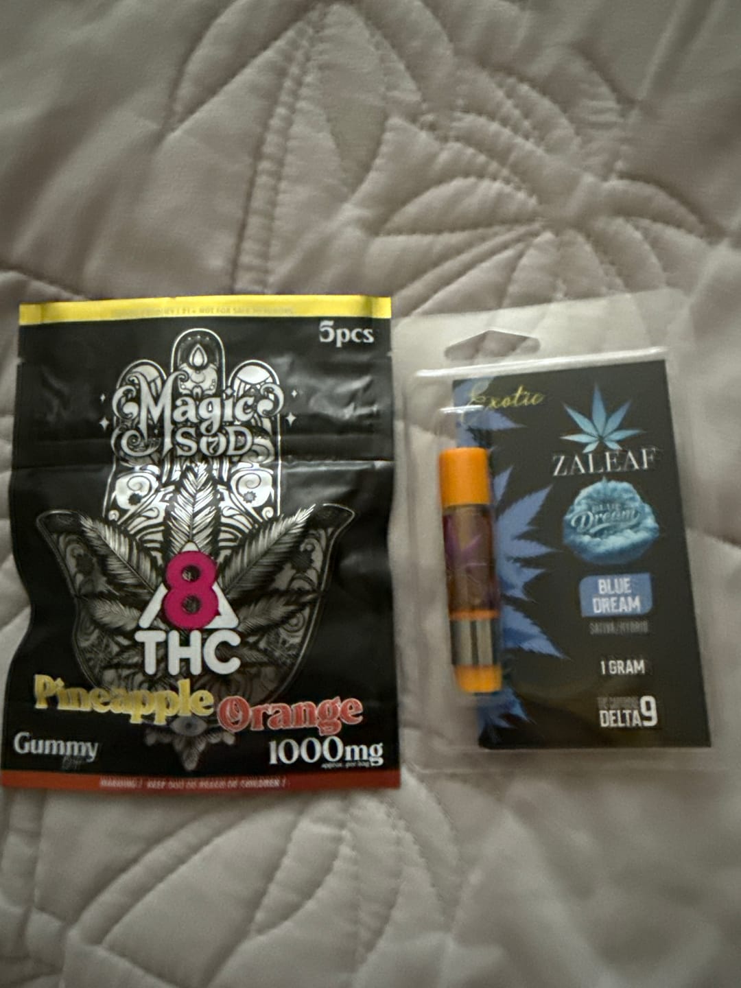 Customer photo review of ZALEAF Delta-9 Vape Cartridge – 1G Premium THC Blue Dream - Sativa/Hybrid