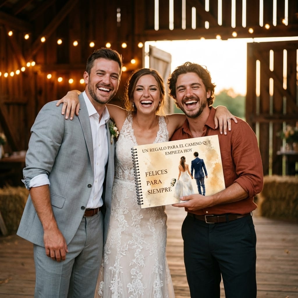 Customer photo review of Álbum emocional "Regalo de boda"
