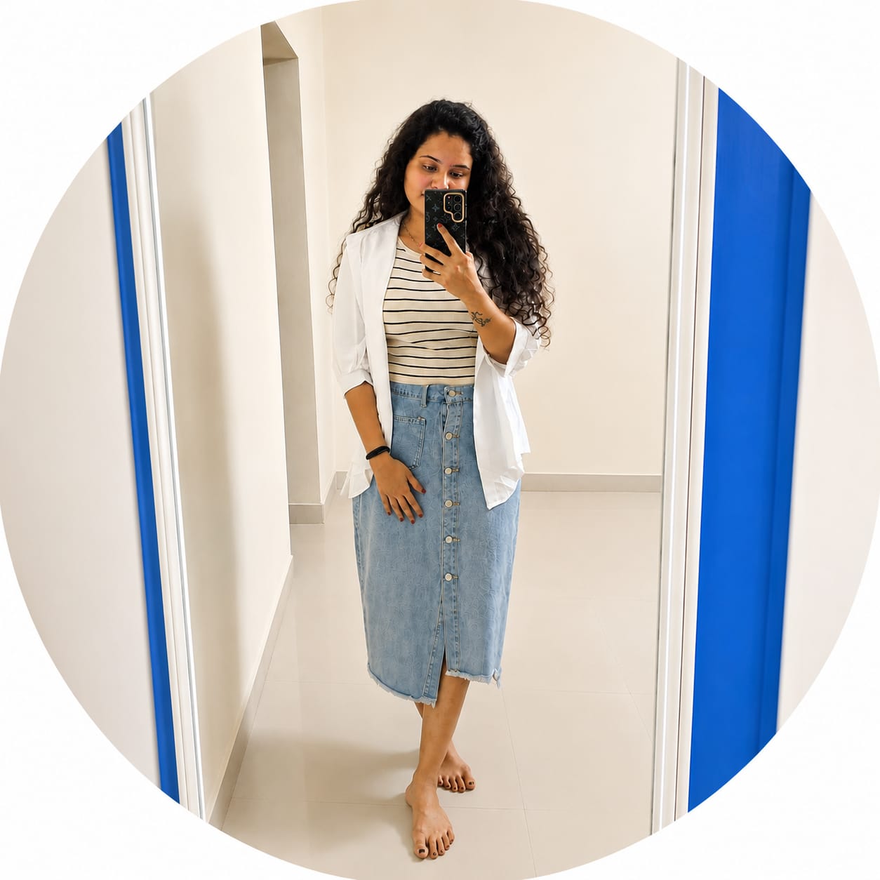 Customer photo review of Costa summer Coord Set of 3 In White