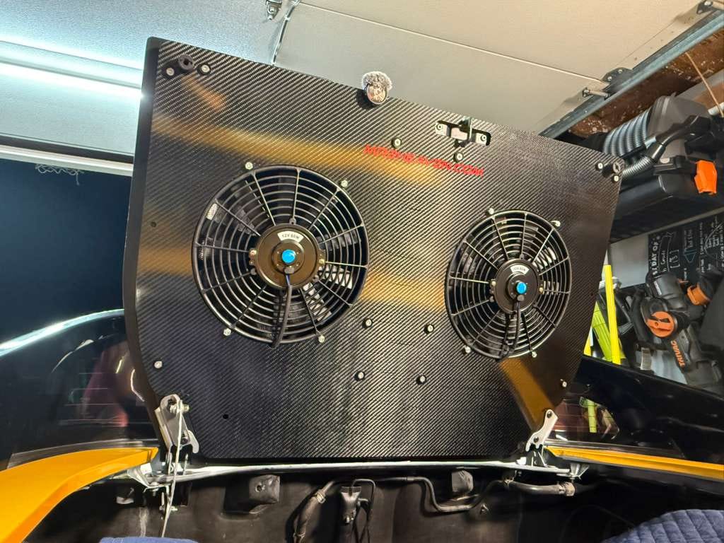 Customer photo review of MR2Heaven 12" Slim Profile Fan - For Radiator or Dual Fan Shroud Engine Lid (1087 CFM, TESTED)