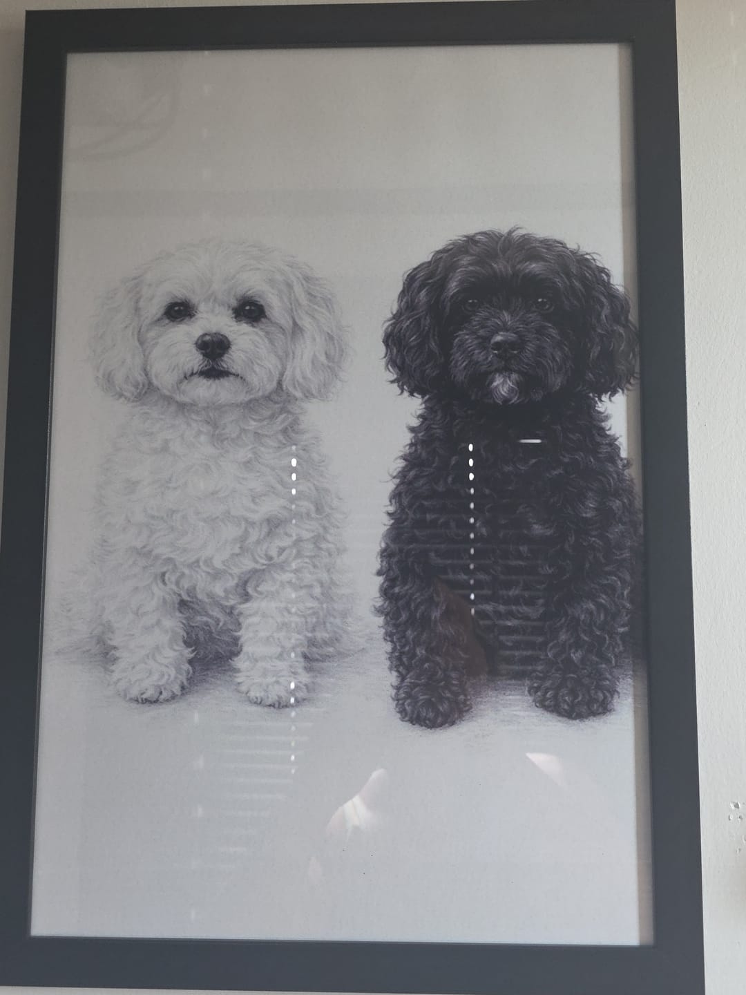 Customer photo review of Pencil Sketch - Personalized Poster