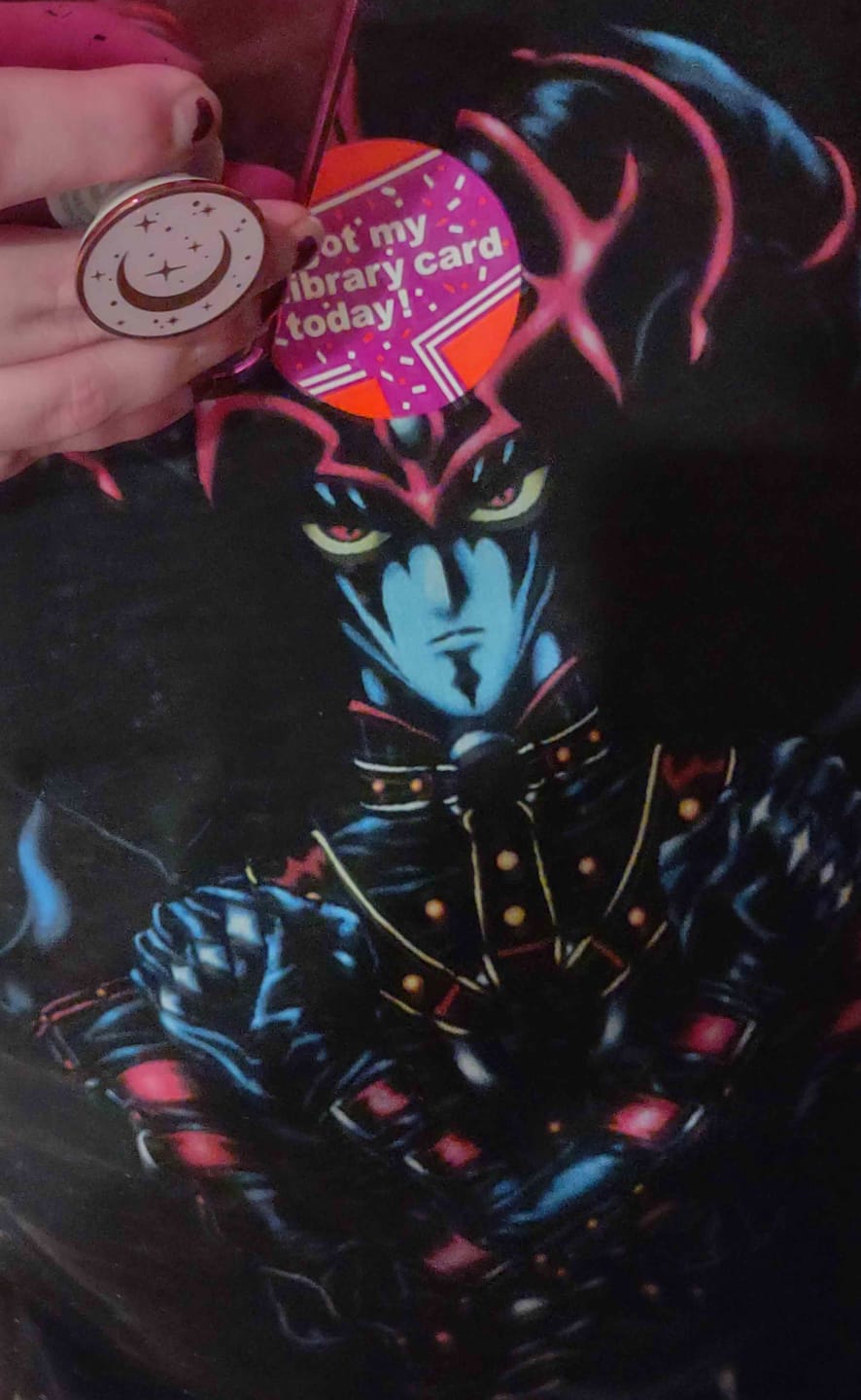 Customer photo review of Magician of Black Chaos Card Tee