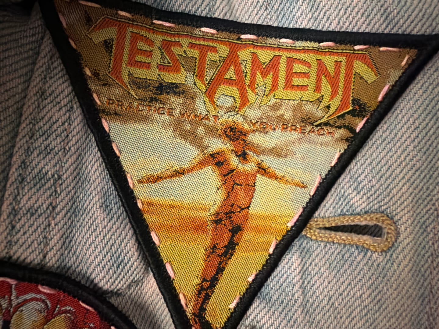 Customer photo review of Testament - Practice What You Preach - Patch