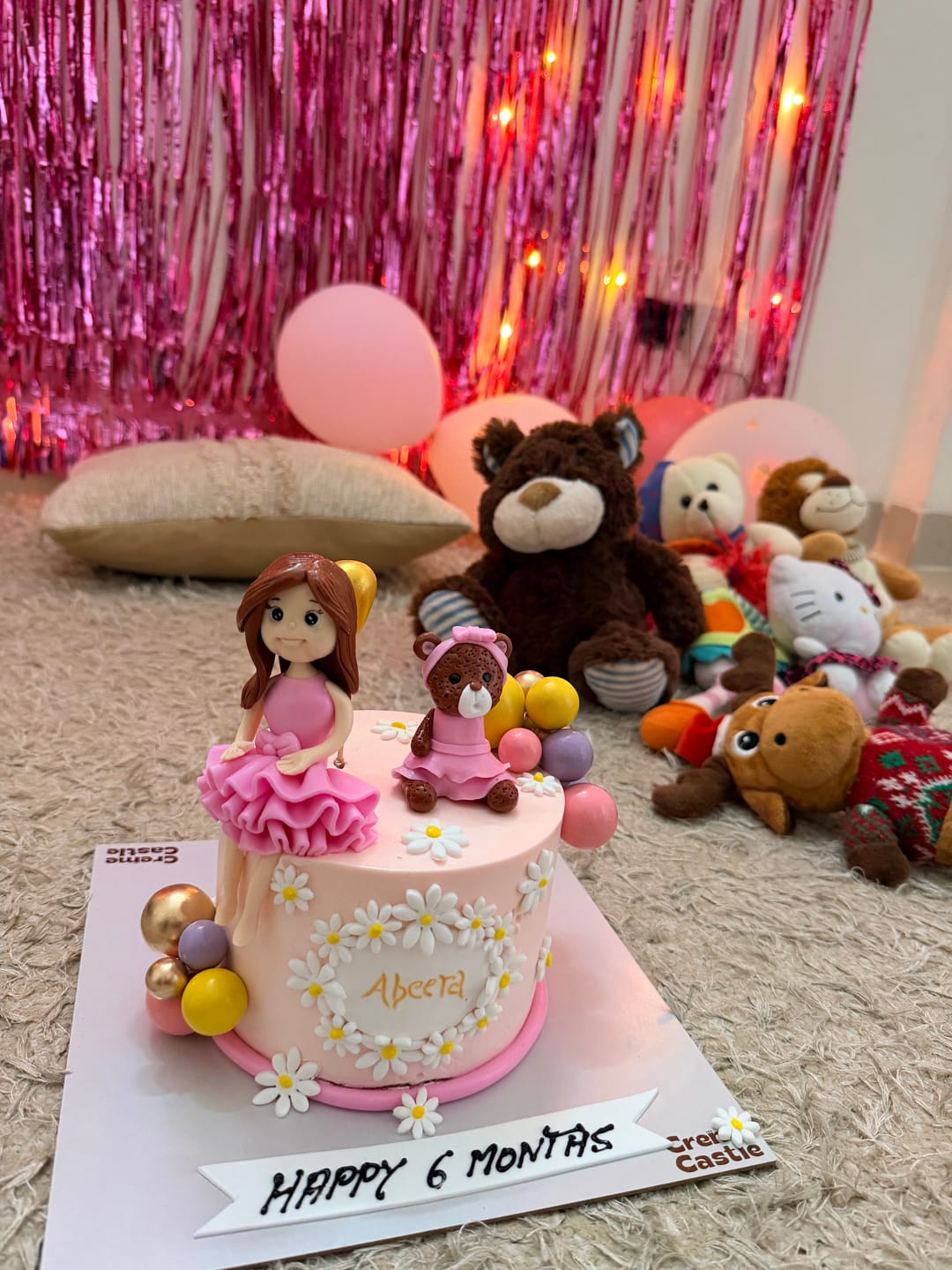 Customer photo review of Girl Teddy Friendship Cake
