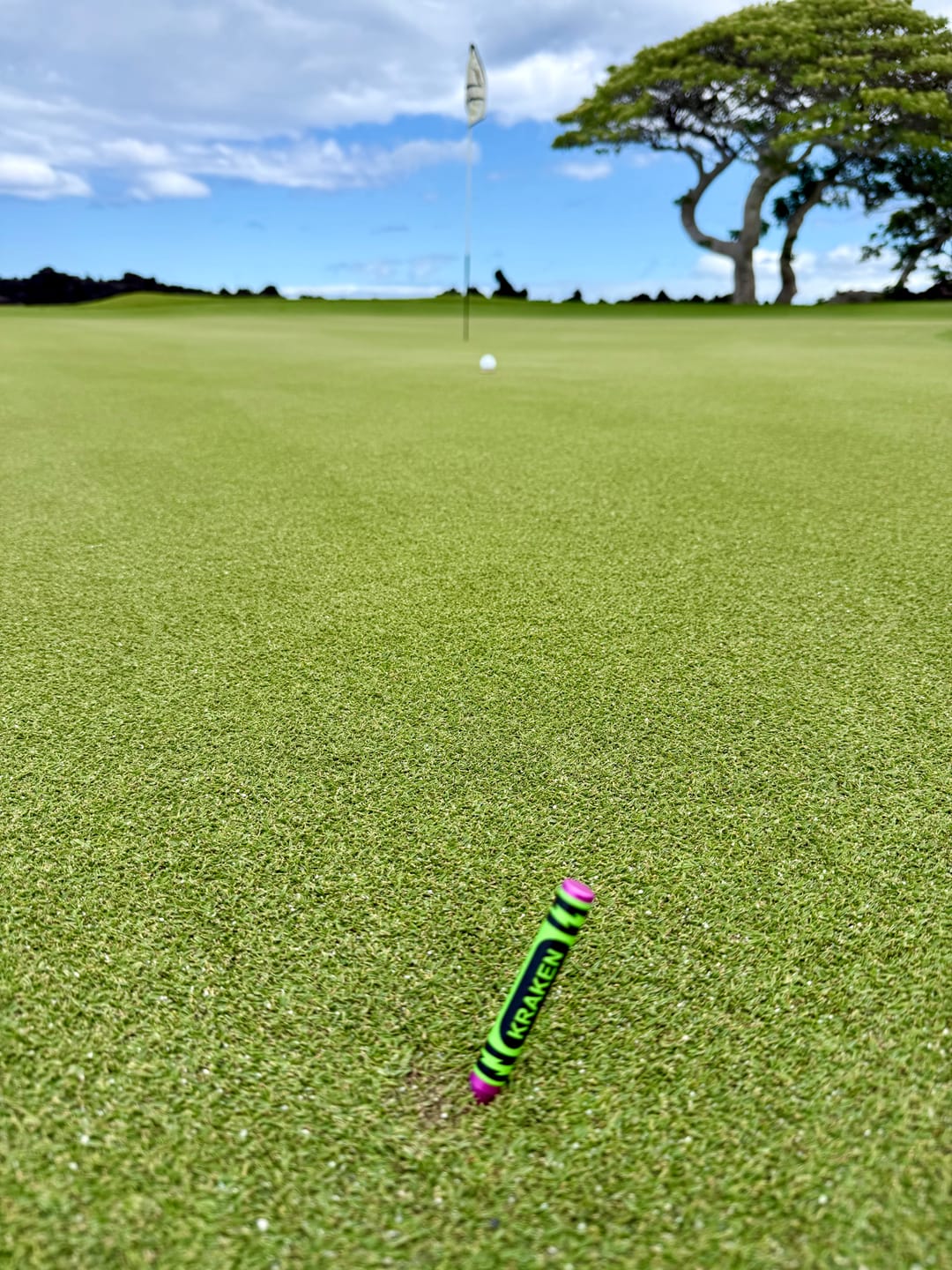 Customer photo review of 🍉 Slice Free Crayon Golf Divot Tool (Melon)
