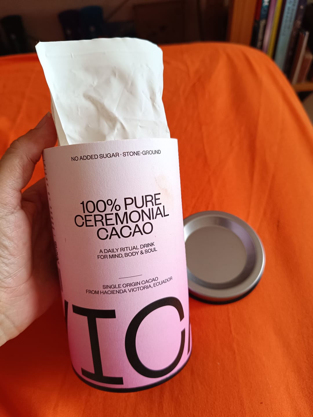 Customer photo review of 100% Ritual Ceremonial Cacao, Hacienda Limon, Ecuador