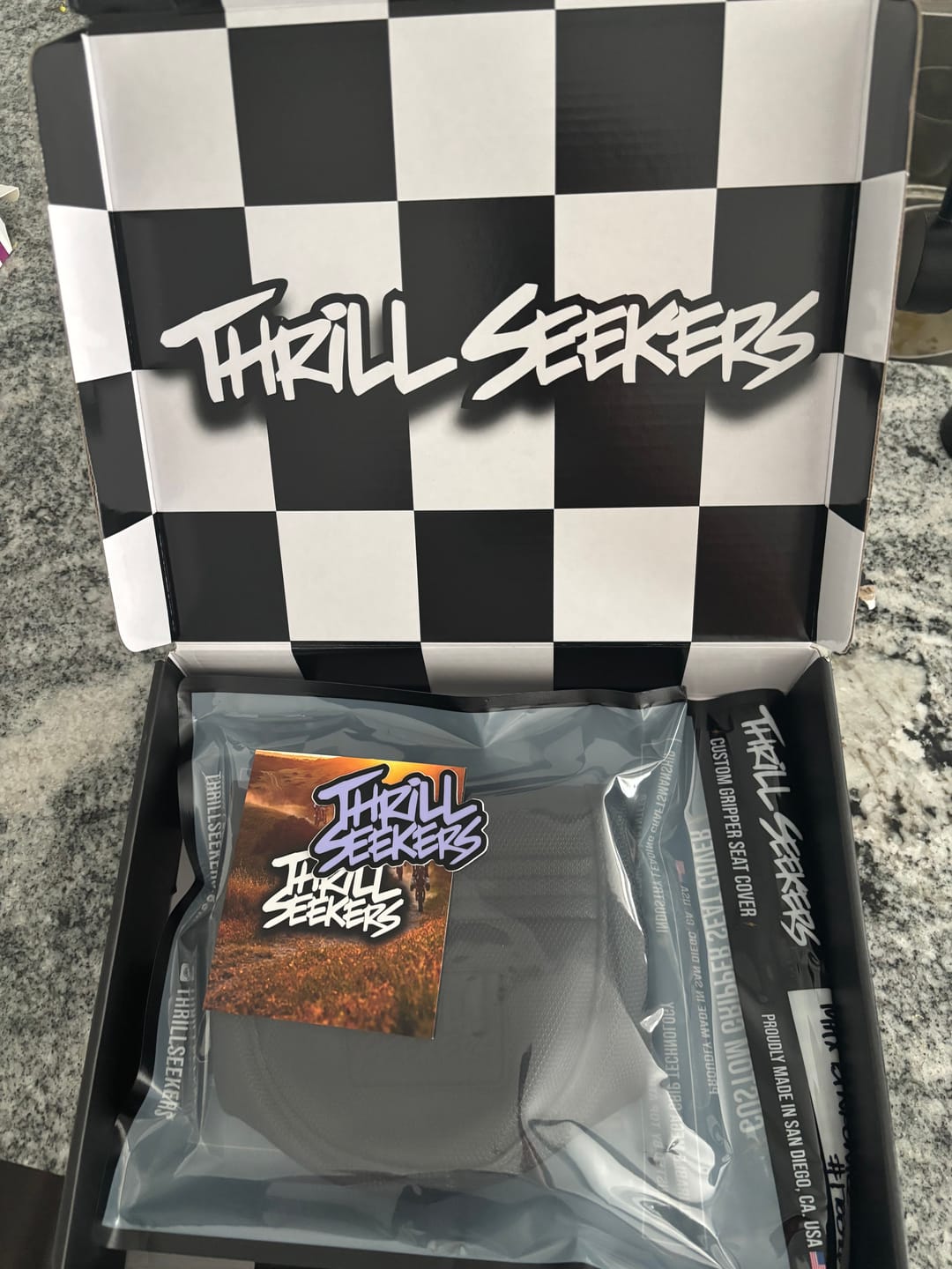 Customer photo review of Custom Seat Cover: Ghostcat F4X Pro