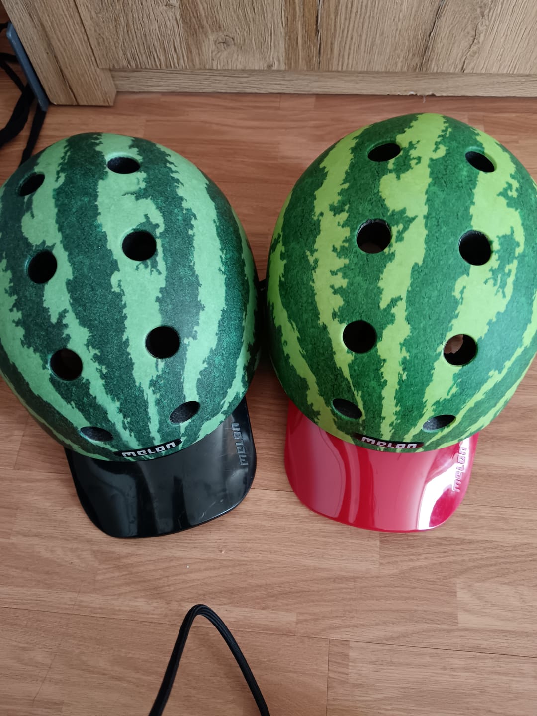 Customer photo review of Melon Bicycle Helmet Urban Active »Real Melon« (Matt)