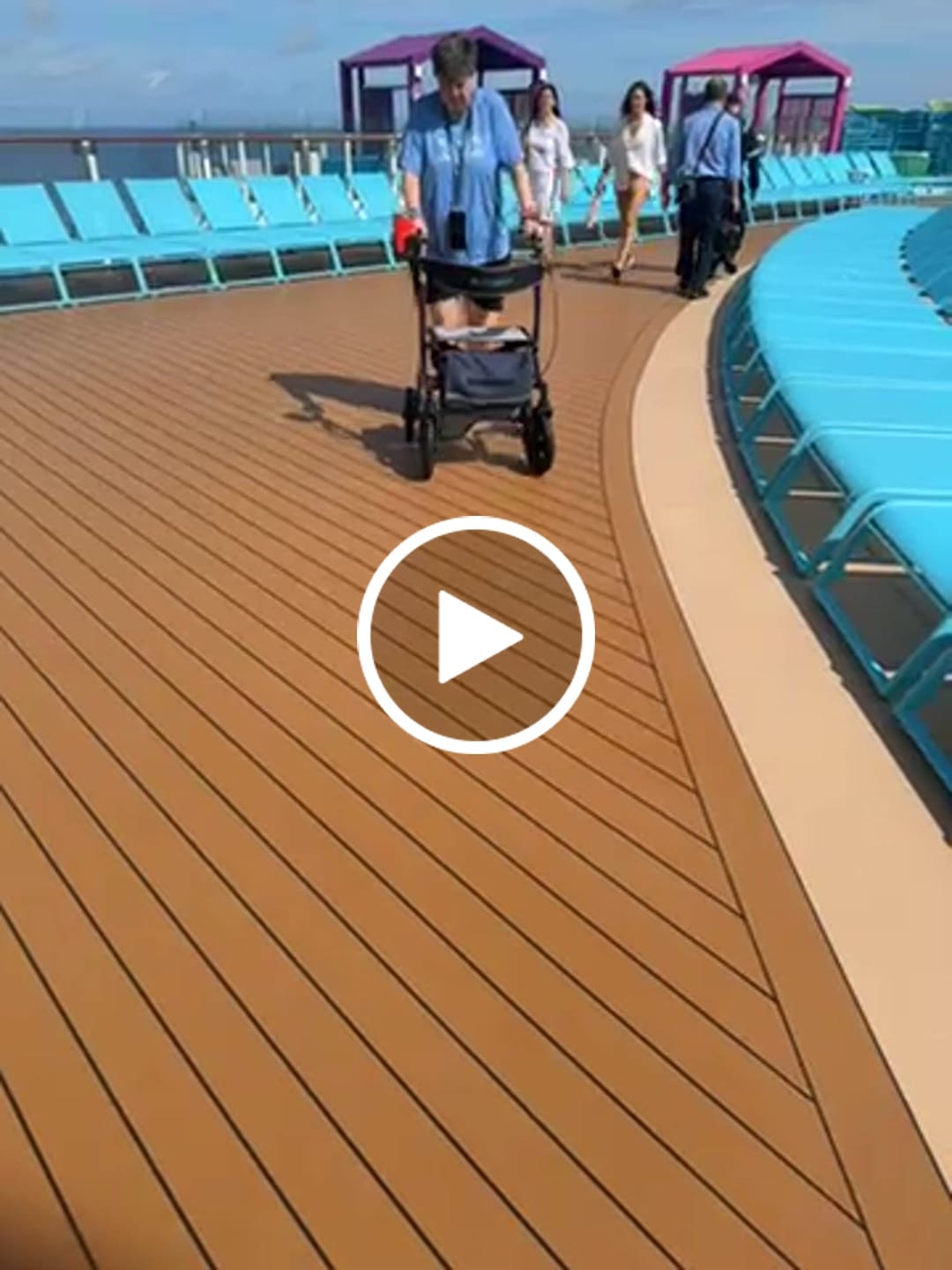 Customer video review of HFK-9210KDB All Terrain Dual-Brake Rollator Walker 12" Wheels