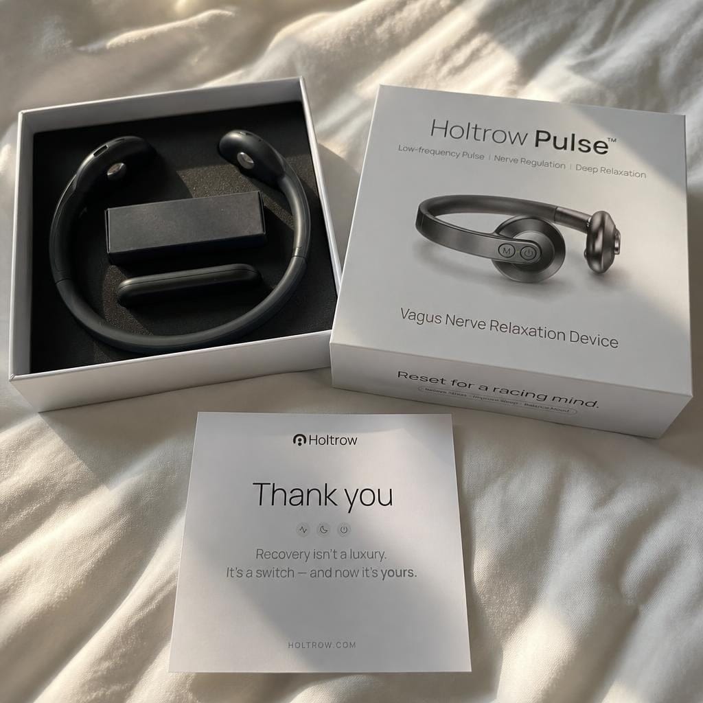 Customer photo review of Holtrow Pulse — Vagus Nerve Stimulator