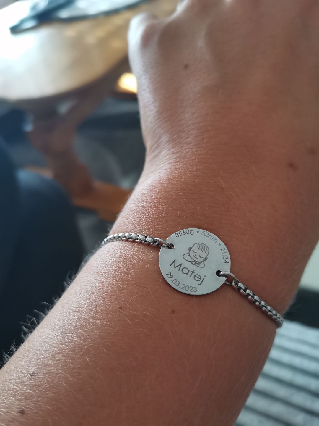 Customer photo review of Nivora – Mein Baby-Armband