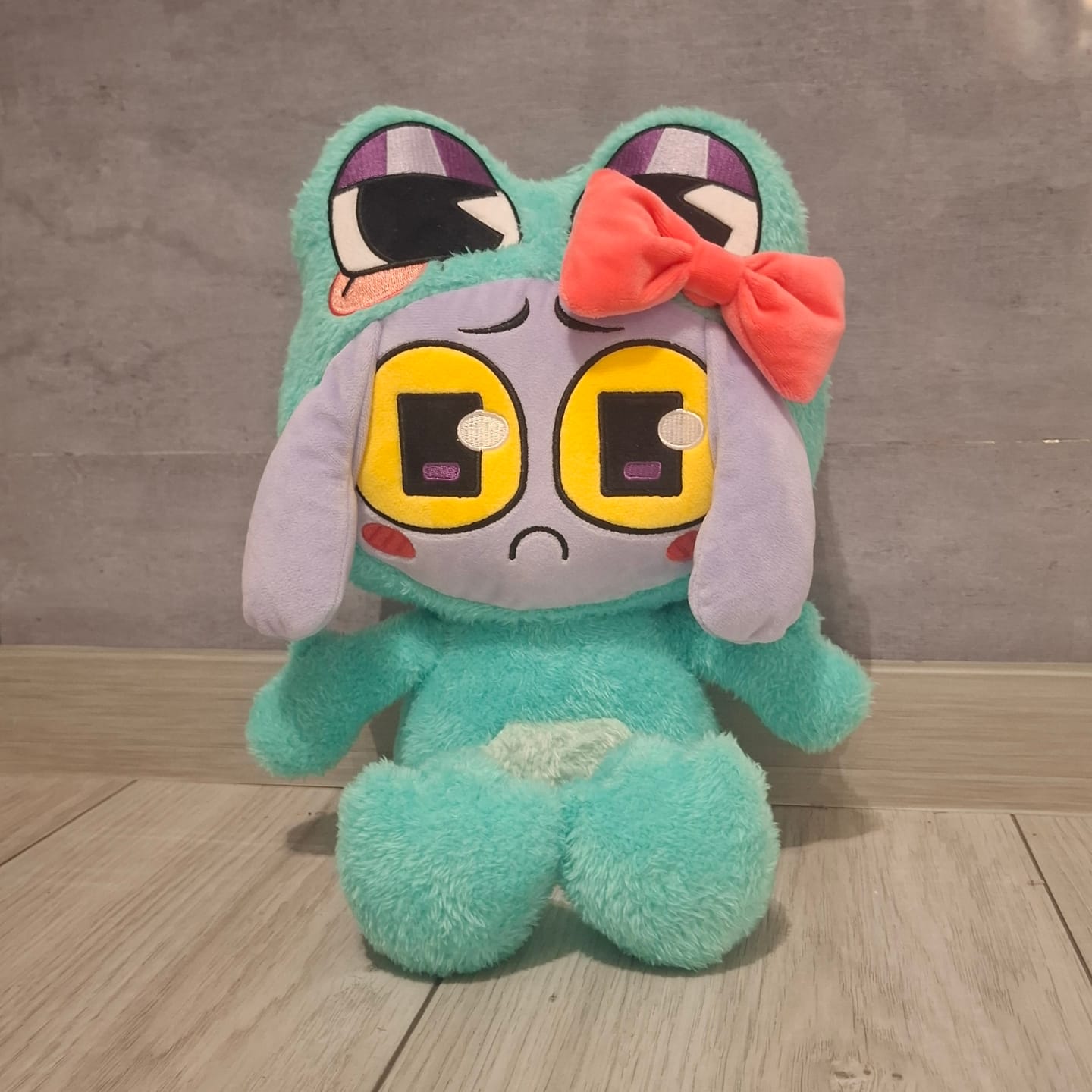 Customer photo review of Ribbit-Suit Jax Plush