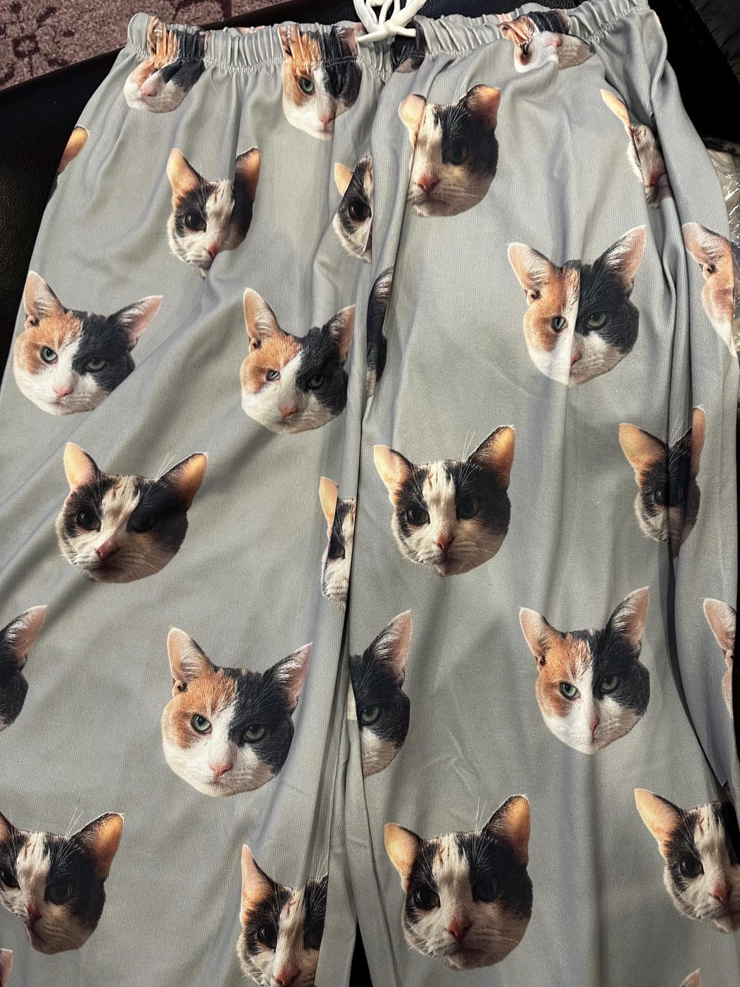 Customer photo review of Personalized Pet Photo Pajama, Custom Dog & Cat Portrait PJs, Family Matching Loungewear