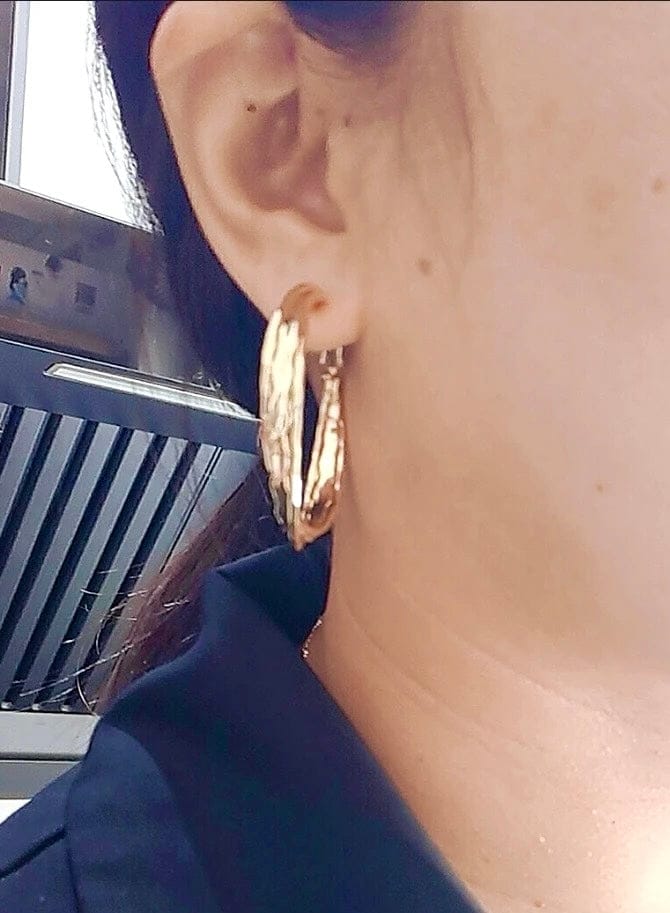 Customer photo review of Caroline Earrings