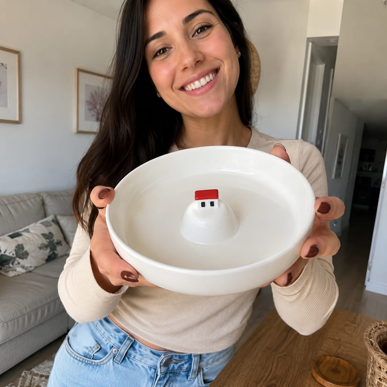 Customer photo review of Pawly™ | Alimentación Más Cómoda para Tu Mascota