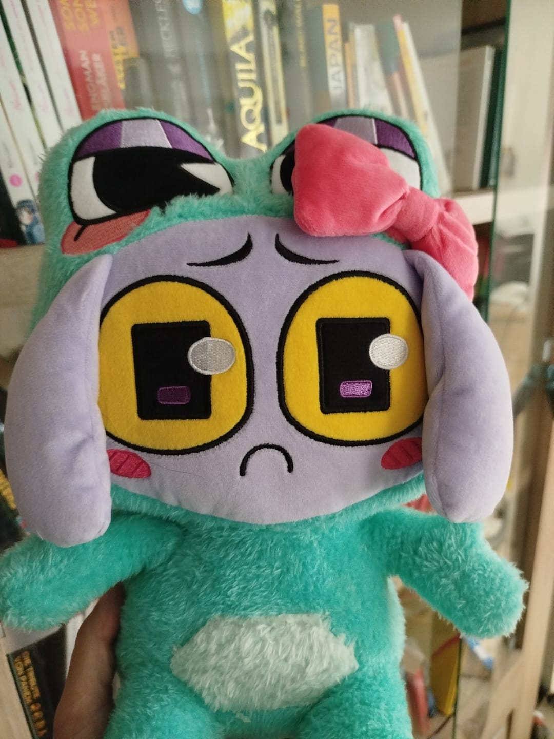 Customer photo review of Ribbit-Suit Jax Plush